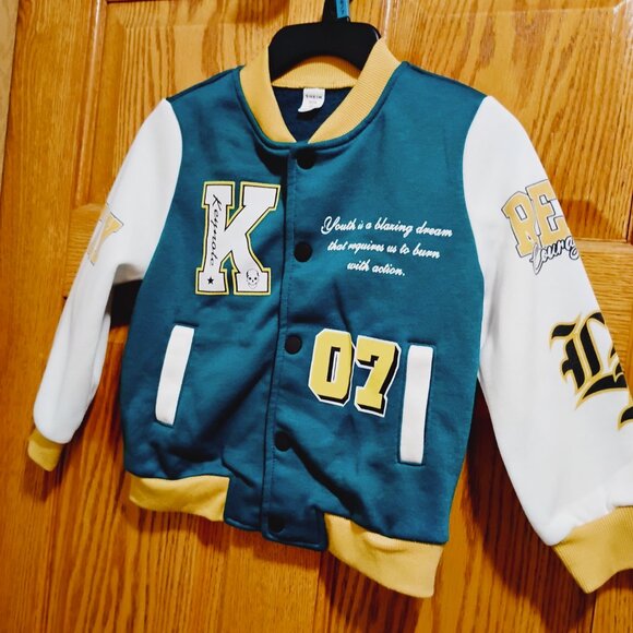 Lot Of 2 Boys Size 5Y Shein Varsity Jackets - Picture 8 of 12